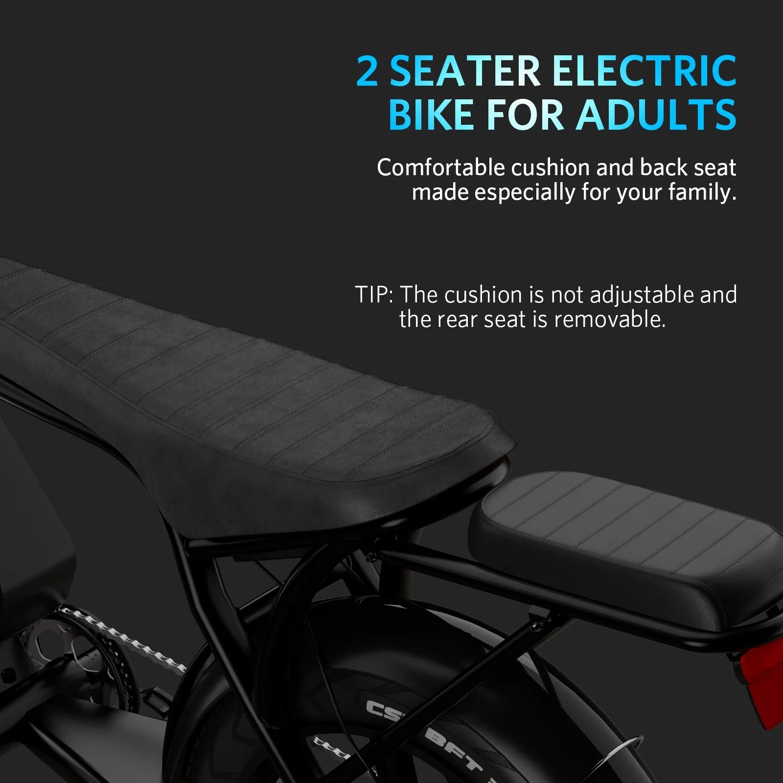 Electric Bike for Adults, Peak 1000W Electric Bicycles, 20X4.0" Fat Tire Ebike, 48V/15Ah Battery, Mountain Bike up to 31MPH, Dual Disc Brakes E-Bike, Front Suspension, E Bike UL2849